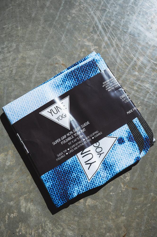 Foldable Yoga Mat Suede Top – Ataraxy | Lightweight, Travel-Friendly, Eco Yoga Mat by Yune Yoga